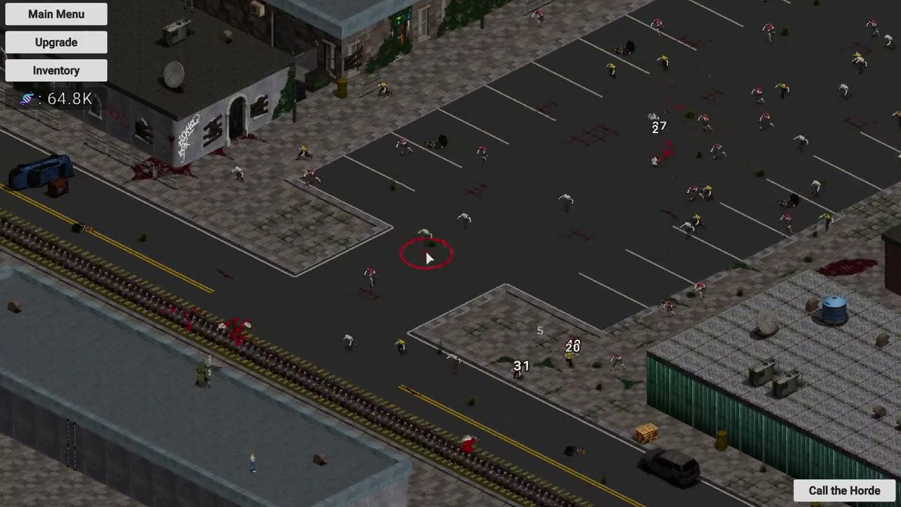 Official ShredDead screenshot: a wave breaking against the barricades