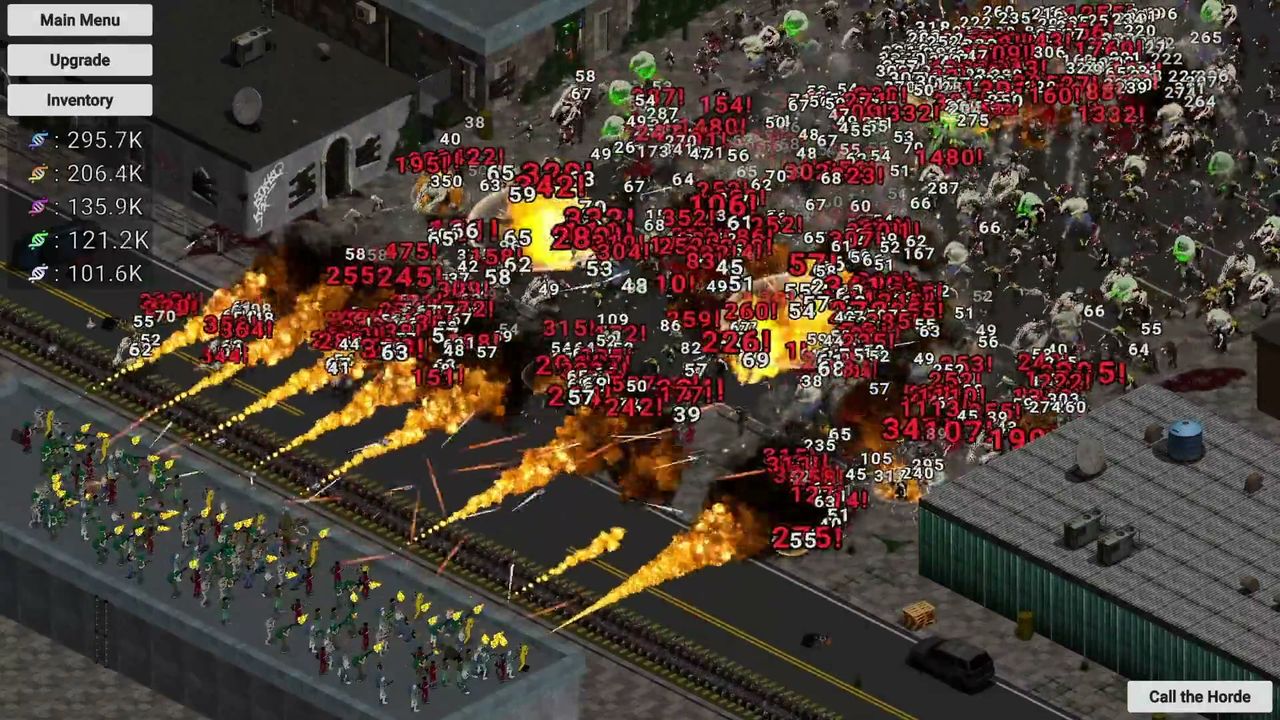 Official ShredDead screenshot: an outpost street mid-wave