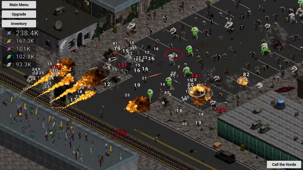 Official ShredDead screenshot: the outpost before a wave