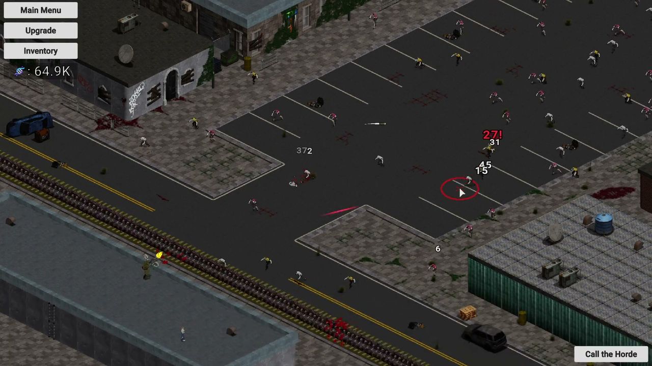 Official ShredDead screenshot: a wave hitting the defensive line at the outpost